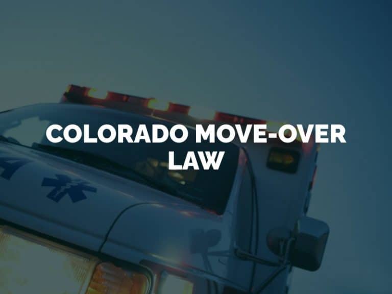 Colorado MoveOver Law