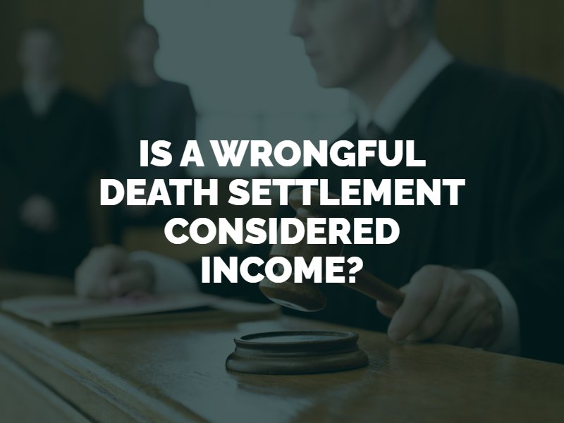 is a wrongful settlement considered income